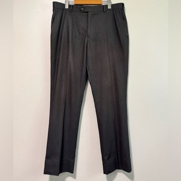 Marco Donateli Men’s Gray Suit Blazer & Trousers Set - 42T Jacket, 36T Pants - Picture 15 of 16